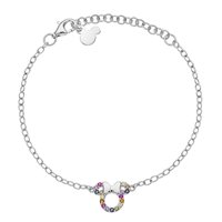Armband Disney Dame DISNEY PREZIOSI PER BAMBINI IN ARGENTO MINNIE in Silber Zirconia BS00046SZML-55.C